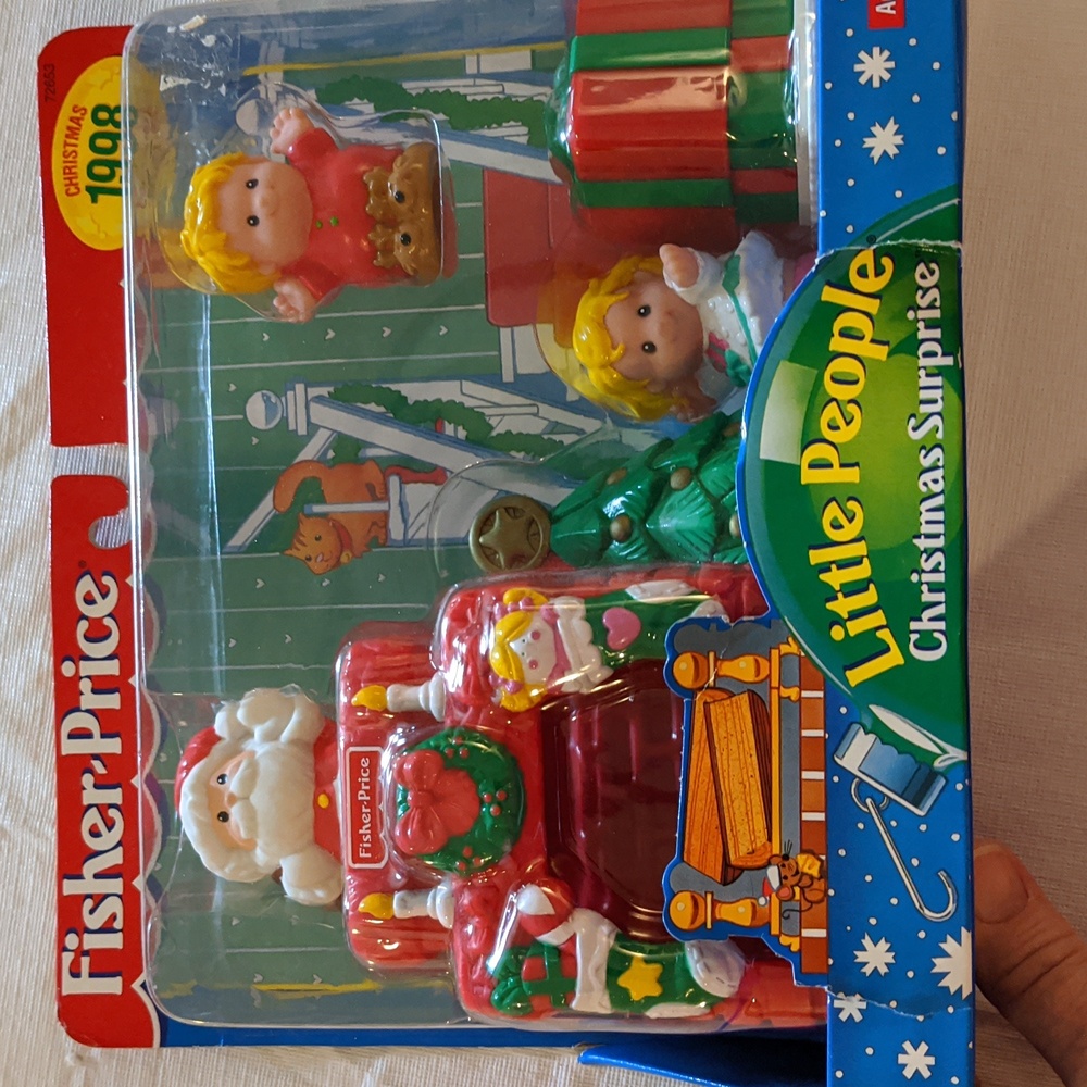 Fisher-Price Little People Christmas Surprise Set (1998 Collectible) Super Rare